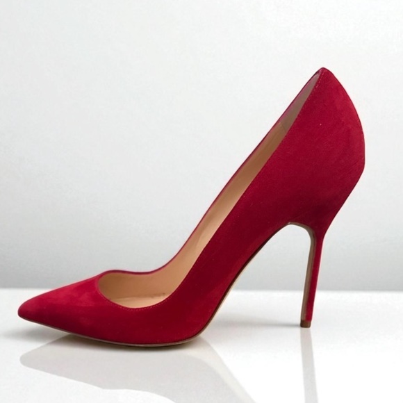 Manolo Blahnik BB 105mm Suede Pumps
Blue 38 Red 38.5 - Picture 1 of 14